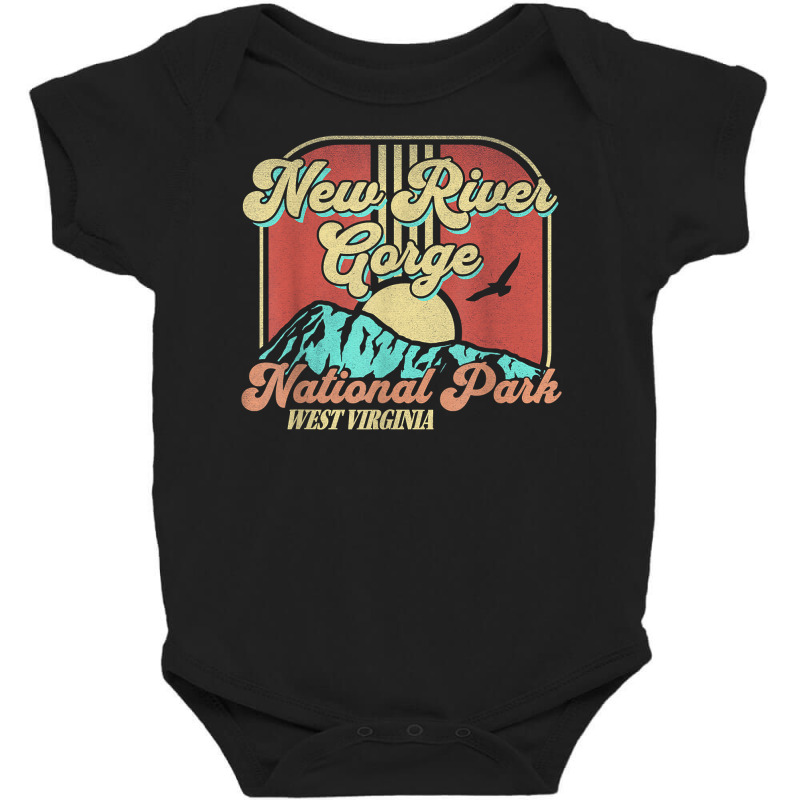 New River Gorge National Park Nature Hiking Outdoors T Shirt Baby Bodysuit | Artistshot