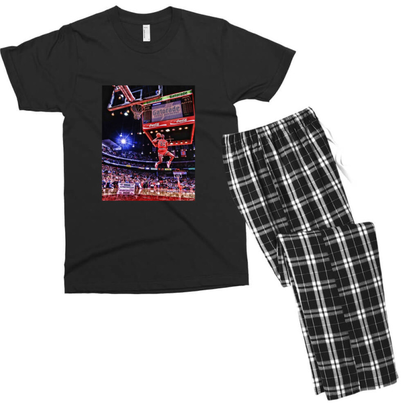 Jump Flaying Shoot Men's T-shirt Pajama Set | Artistshot