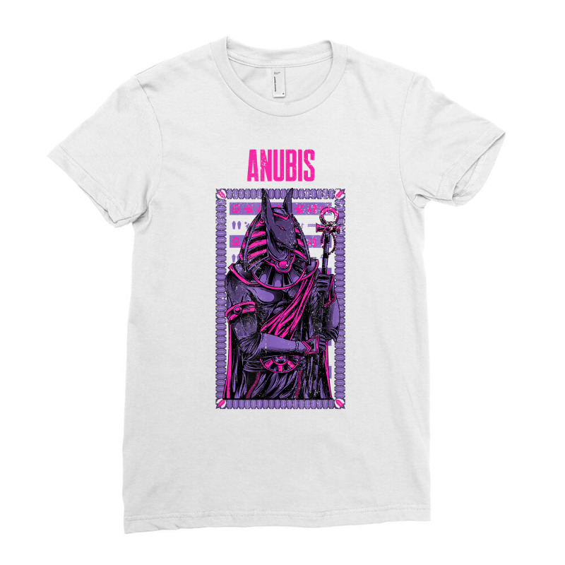 Pink Graphic Anubis Typical God Figure T Shirt Ladies Fitted T-Shirt by anselmpru9bt | Artistshot