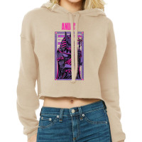 Pink Graphic Anubis Typical God Figure T Shirt Cropped Hoodie | Artistshot