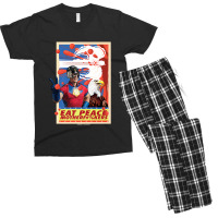 Peacemaker Eat Peace With Eagle 1 Men's T-shirt Pajama Set | Artistshot