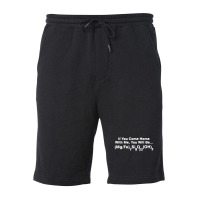 If You Come Home With Me Fleece Short | Artistshot