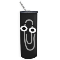 Rip Clippy Skinny Tumbler | Artistshot