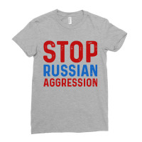 Stop Russian Aggression Ladies Fitted T-shirt | Artistshot