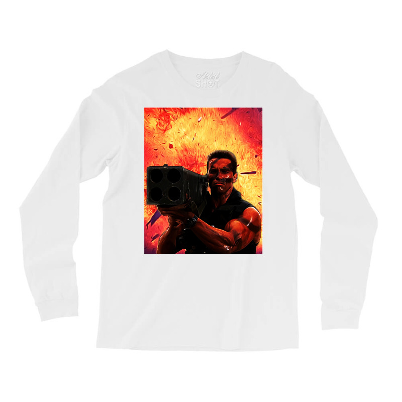 Commandoinspired Matrix Rocket Launcher Graphic  (1) Long Sleeve Shirts | Artistshot