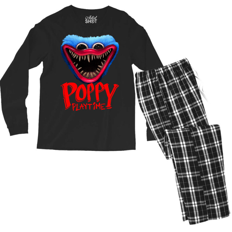 Poppy Playtime Green Music Men's Long Sleeve Pajama Set | Artistshot