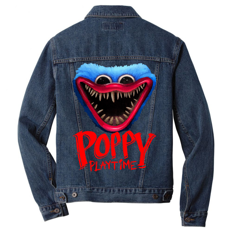 Poppy Playtime Green Music Men Denim Jacket | Artistshot