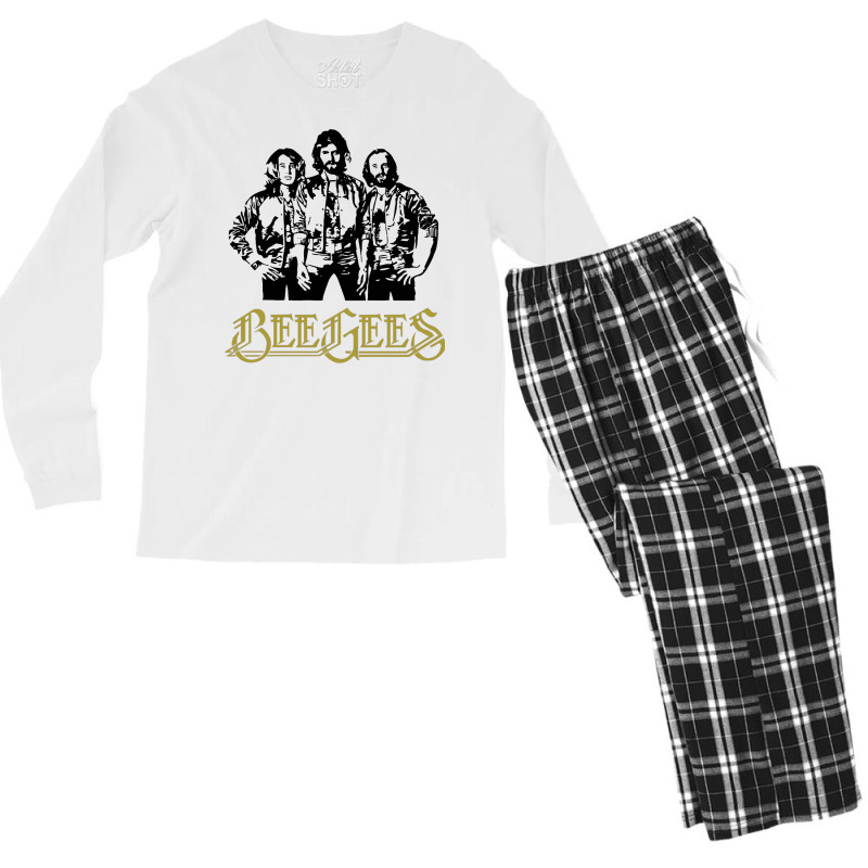 The Bee Gees Men's Long Sleeve Pajama Set | Artistshot