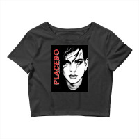 Placebobrian Molko Black And White Crop Top | Artistshot