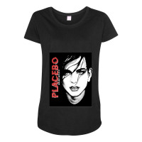 Placebobrian Molko Black And White Maternity Scoop Neck T-shirt | Artistshot