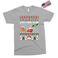 Jamaican Through The Snow Ugly Christmas Sweater Tshirt Exclusive T-shirt | Artistshot