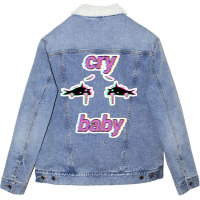 Crybaby Anime Eyes Classic  (1) (1) Unisex Sherpa-lined Denim Jacket | Artistshot