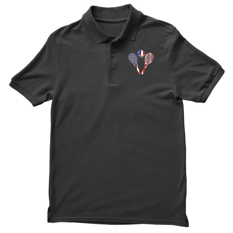 Tennis American Flag 4th Of July Funny Men Boys Kids Men's Polo Shirt | Artistshot