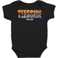 Teesside Prefecture England City United Kingdom Vintage Uk T Shirt Baby Bodysuit | Artistshot