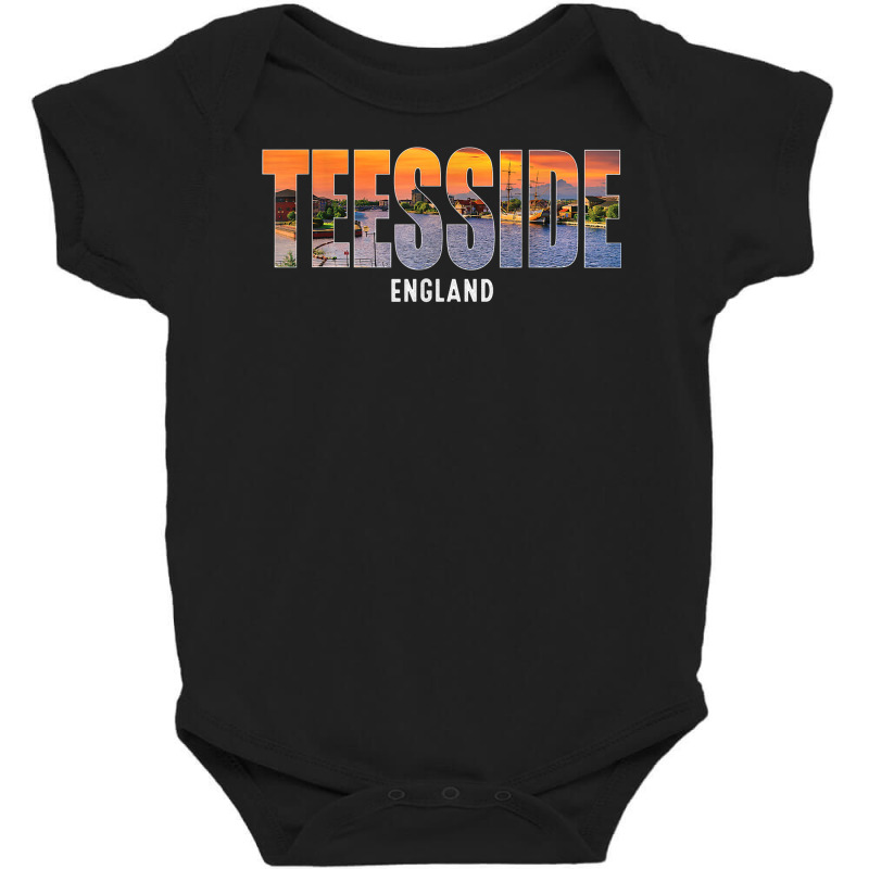 Teesside Prefecture England City United Kingdom Vintage Uk T Shirt Baby Bodysuit by xq8pjbeamer | Artistshot