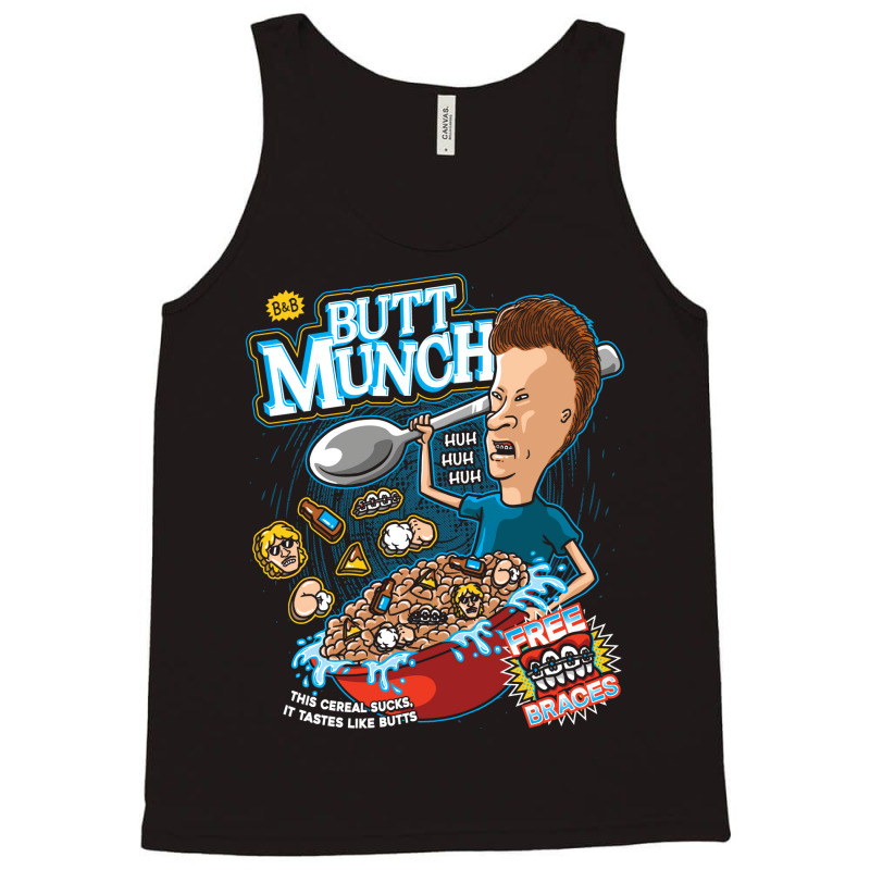 Butt Munch Cereal Tank Top by zrigkhudeu | Artistshot