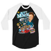 Butt Munch Cereal 3/4 Sleeve Shirt | Artistshot