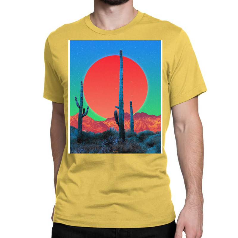 Cacti Dreams Classic T-shirt by zrigkhudeu | Artistshot