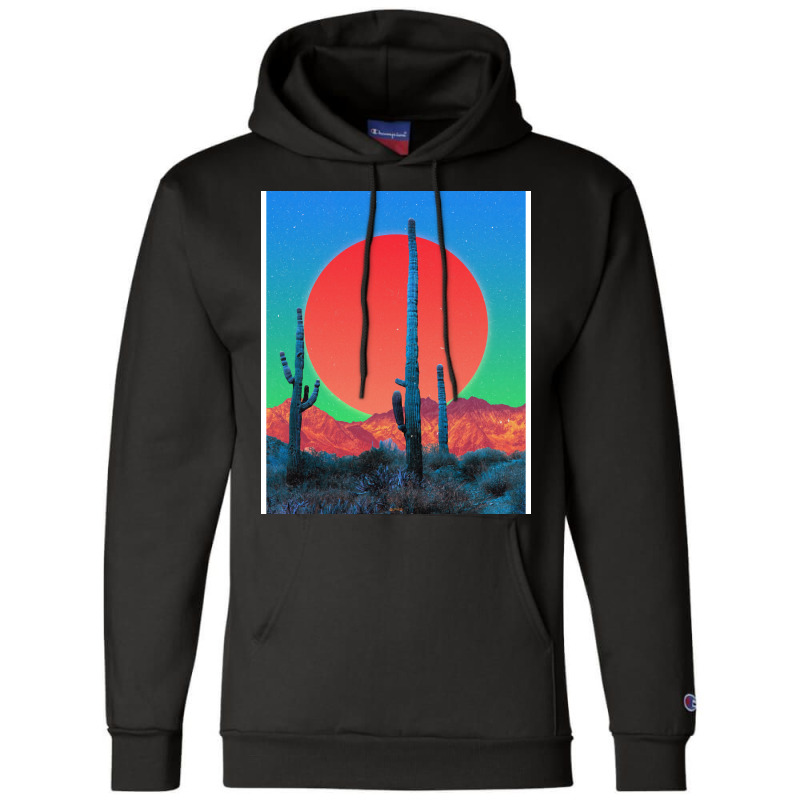 Cacti Dreams Champion Hoodie by zrigkhudeu | Artistshot