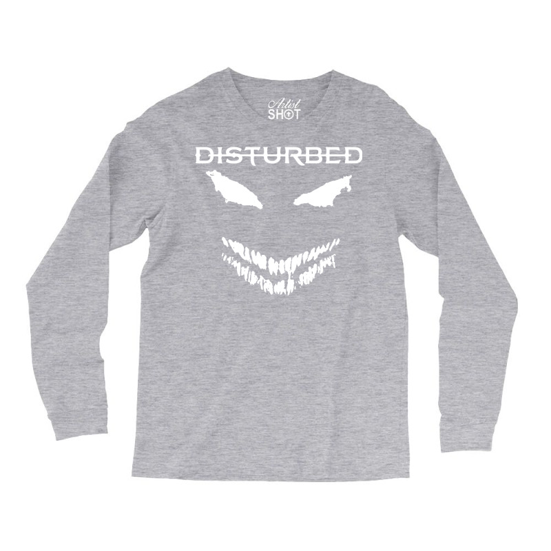 Disturbed Scary Face Candle Slim Fit Long Sleeve Shirts | Artistshot