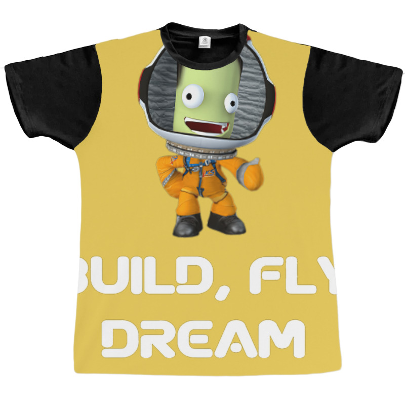 Build Fly Dream Crash ,kerbal Space Program , Kerbals , Kids Cartoon , Graphic T-shirt by sbusiozald | Artistshot