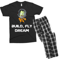 Build Fly Dream Crash ,kerbal Space Program , Kerbals , Kids Cartoon , Men's T-shirt Pajama Set | Artistshot