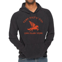 Camp Halfblood Long Island Blue Vintage Hoodie | Artistshot