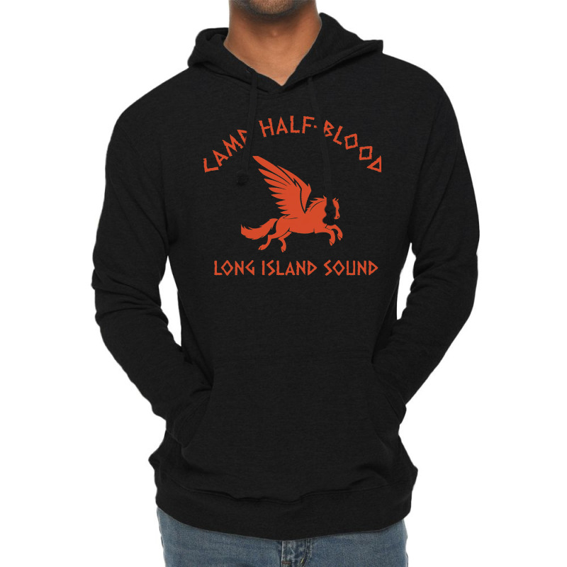 Camp Halfblood Long Island Blue Lightweight Hoodie by sbusiozald | Artistshot