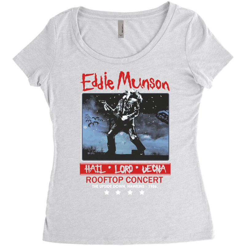 Rooftop Concert Women's Triblend Scoop T-shirt by finekazannef | Artistshot