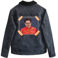 From Maranello With Love Unisex Sherpa-lined Denim Jacket | Artistshot