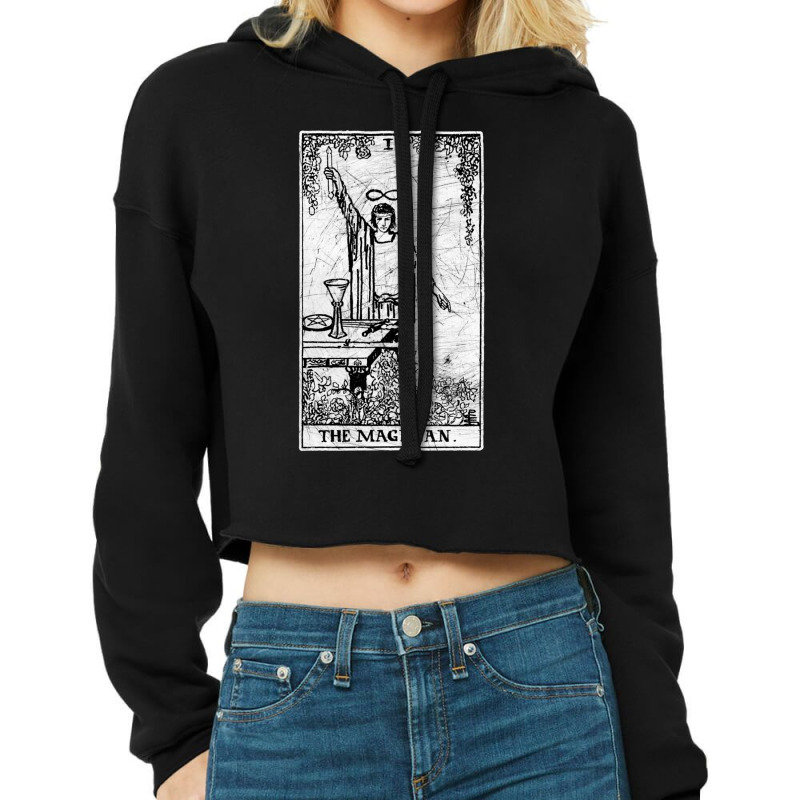 The Magician Tarot Card - Major Arcana - Fortune Telling - Occult Cropped Hoodie by AmyJeanKemmer | Artistshot