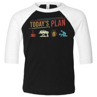 Today's Plan Car Mechanics Funny Daily Routine T Shirt Toddler 3/4 Sleeve Tee | Artistshot