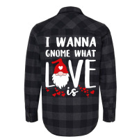 Funny 80s Gnome Valentines Day Quote  (1) (1) (1) (1) Flannel Shirt | Artistshot