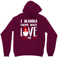 Funny 80s Gnome Valentines Day Quote  (1) (1) (1) (1) Unisex Hoodie | Artistshot