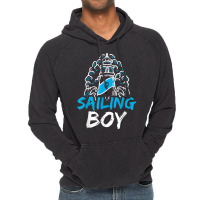 Sailing Boy Hobby Sailor Sail Sailboat T Shirt Vintage Hoodie | Artistshot