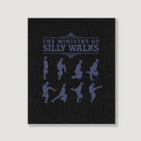 The Ministry Of Silly Walks Portrait Canvas Print | Artistshot