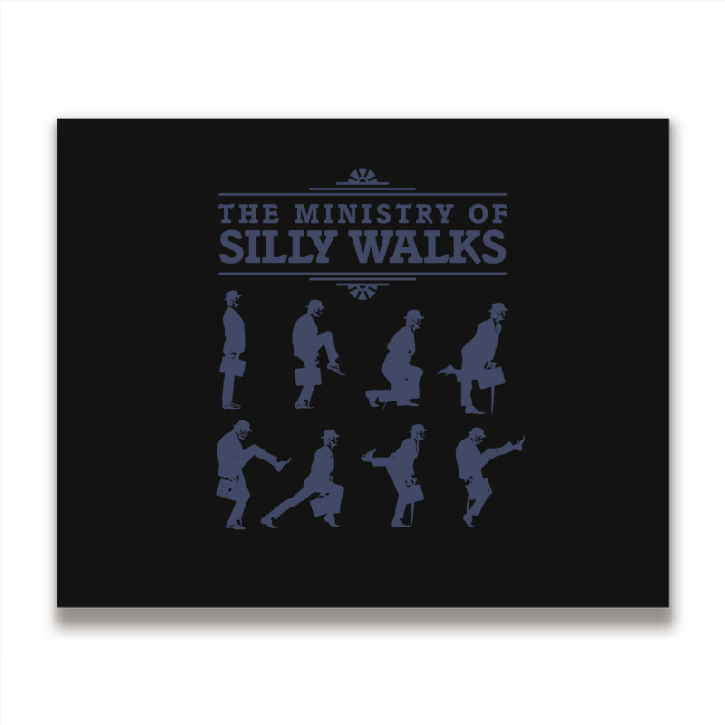 The Ministry Of Silly Walks Metal Print Horizontal | Artistshot