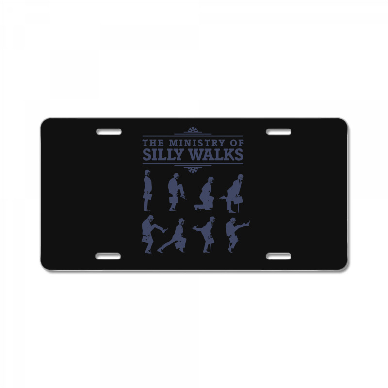 The Ministry Of Silly Walks License Plate | Artistshot