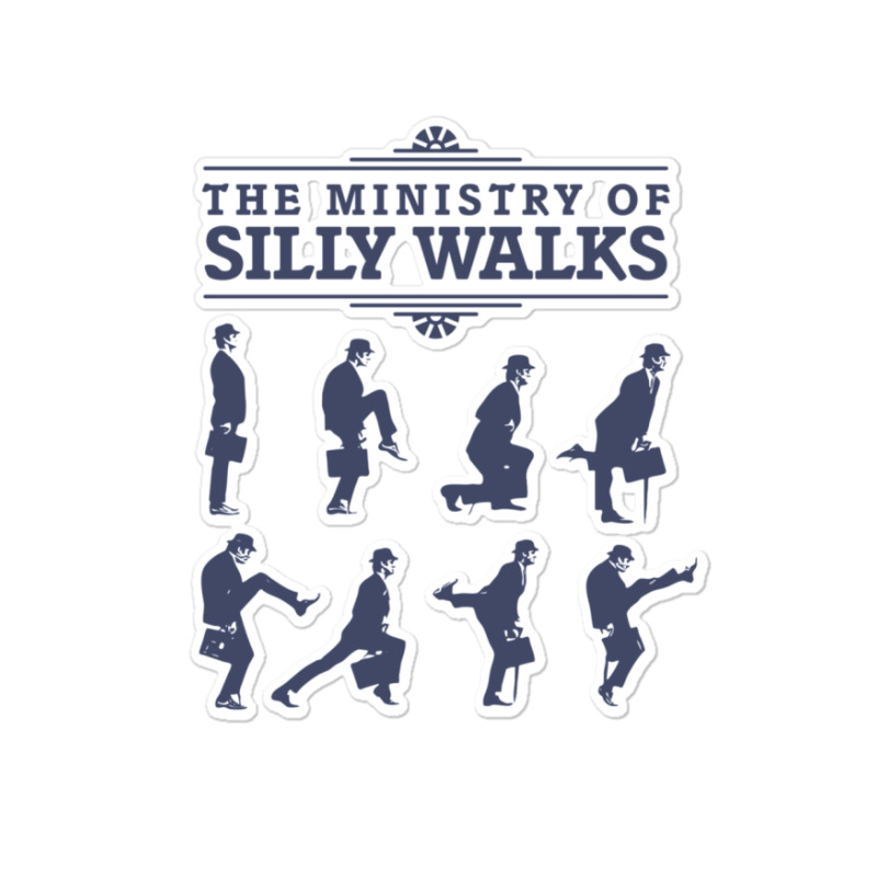 The Ministry Of Silly Walks Sticker | Artistshot