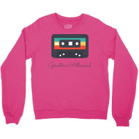 Geriatric Millennial Cassette Design Classic  (1) (1) (1) (1) Crewneck Sweatshirt | Artistshot