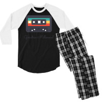 Geriatric Millennial Cassette Design Classic  (1) (1) (1) (1) Men's 3/4 Sleeve Pajama Set | Artistshot