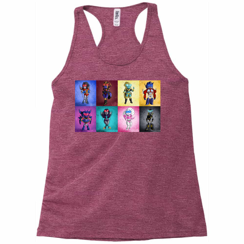 All 8 Chibi Transformers   Starscream Racerback Tank by farezasydeo | Artistshot