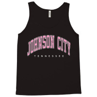 Johnson City Tennessee Tn Varsity Style Pink Text Premium Tank Top | Artistshot