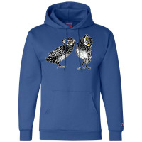 Curious Burrowing Girl Champion Hoodie | Artistshot