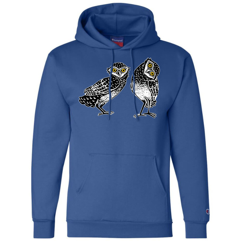 Curious Burrowing Girl Champion Hoodie by sbusiozald | Artistshot