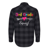 3rd Grade Squad Back To School Gift Classic Flannel Shirt | Artistshot