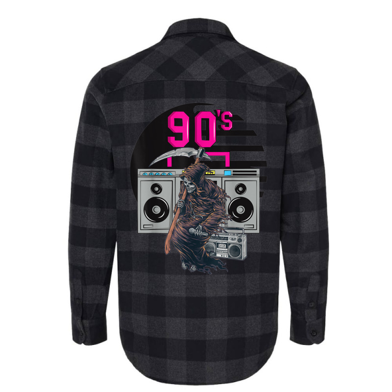 Grimreapermusicisundyingretro90smusic Classic  (1) (1) (1) Flannel Shirt by kaistosylinj | Artistshot