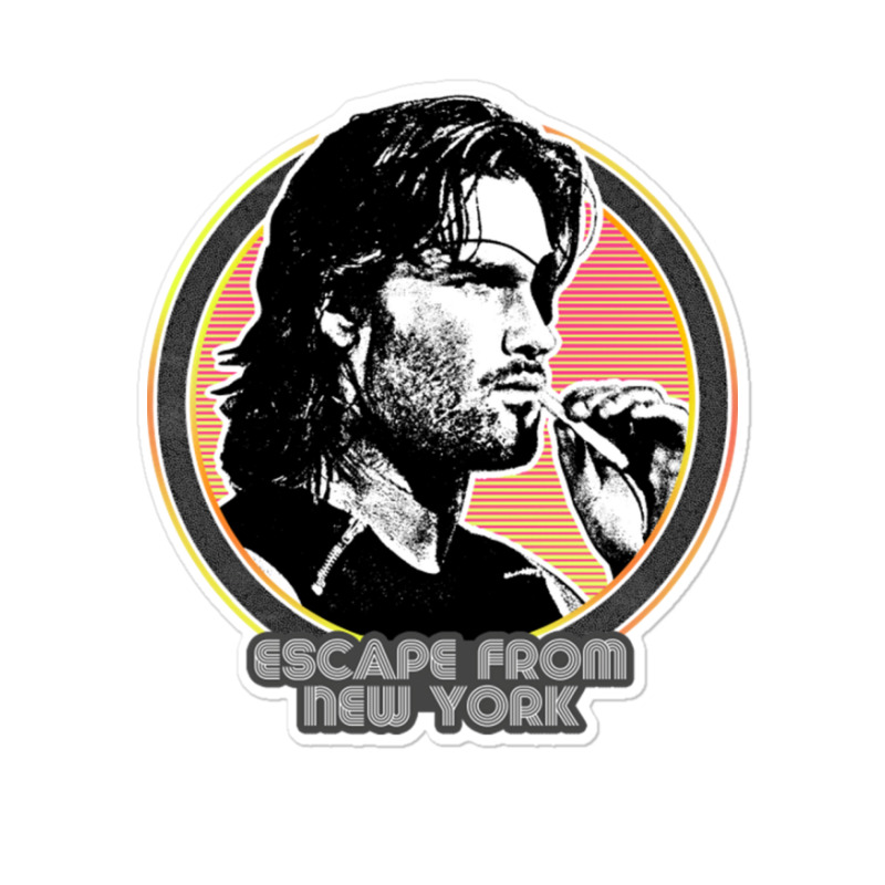 Escape From New York Retro Look Fan Design Sticker | Artistshot