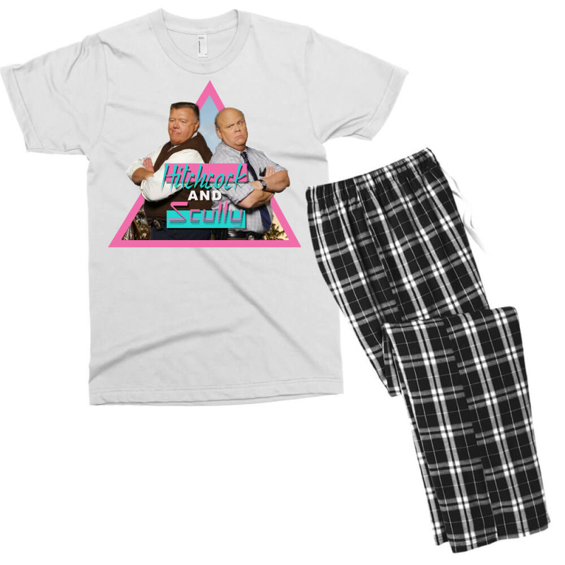 Brooklyn Nine Nine Hitchcock And Scully Retro Vintage 80s Inspired Bro Men's T-shirt Pajama Set | Artistshot