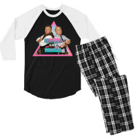 Brooklyn Nine Nine Hitchcock And Scully Retro Vintage 80s Inspired Bro Men's 3/4 Sleeve Pajama Set | Artistshot